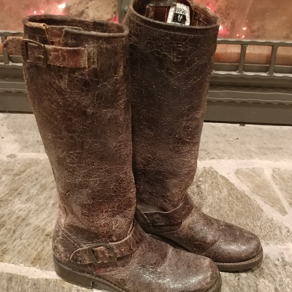 FRYE Leather Tall Boots